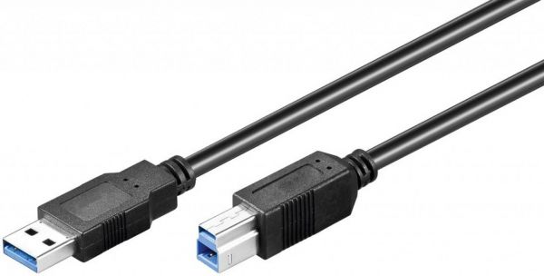 USB 3.0 Kabel, Typ AB, 0,25m Länge